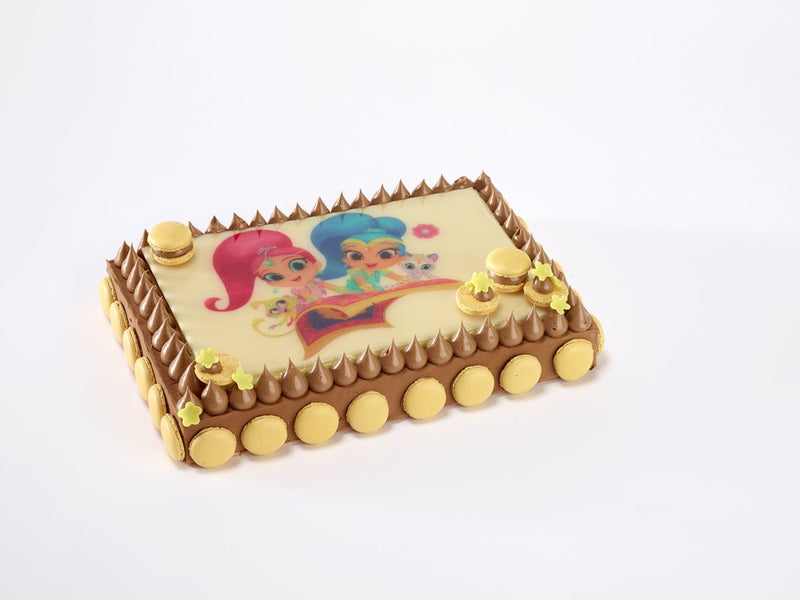 Chocoladegebak met afdruk